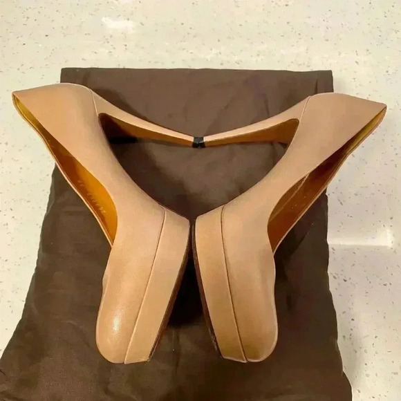 Gucci 269703 Nappa Charlotte Winter Rose Leather Pumps 39 With Box And Dust Bag - Picture 11 of 16